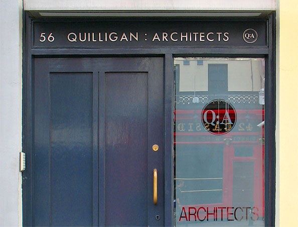 Front door, Quilligan Architects